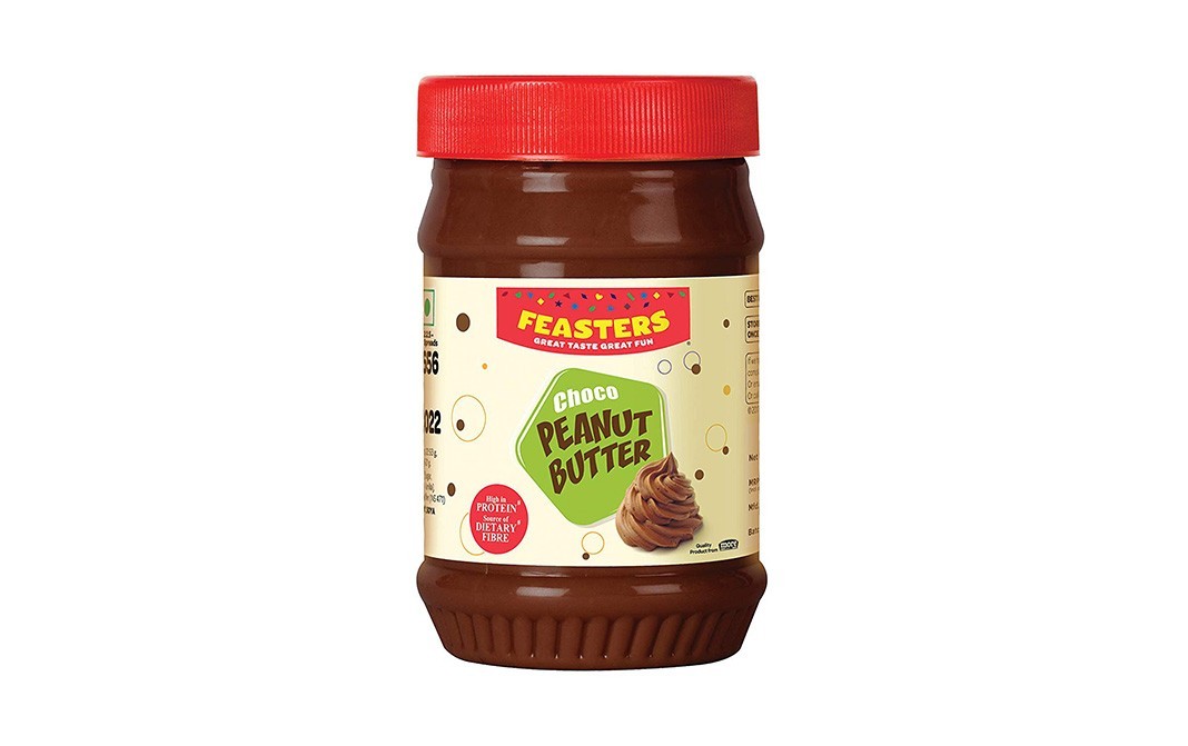 Feasters Choco Peanut Butter    Plastic Jar  510 grams